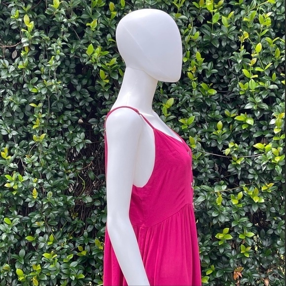 💋NWT KORI Button Down Crop Oversized Jumpsuit - Picture 10 of 13